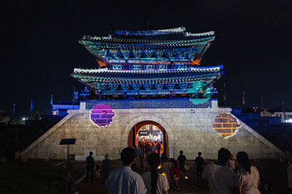 法古創新 晋州城図